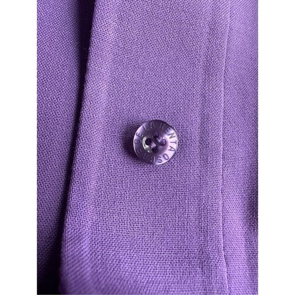 NWT Oscar de la Renta Virgin Wool Midi Dress Purple Size 8 $2590 - Picture 13 of 14